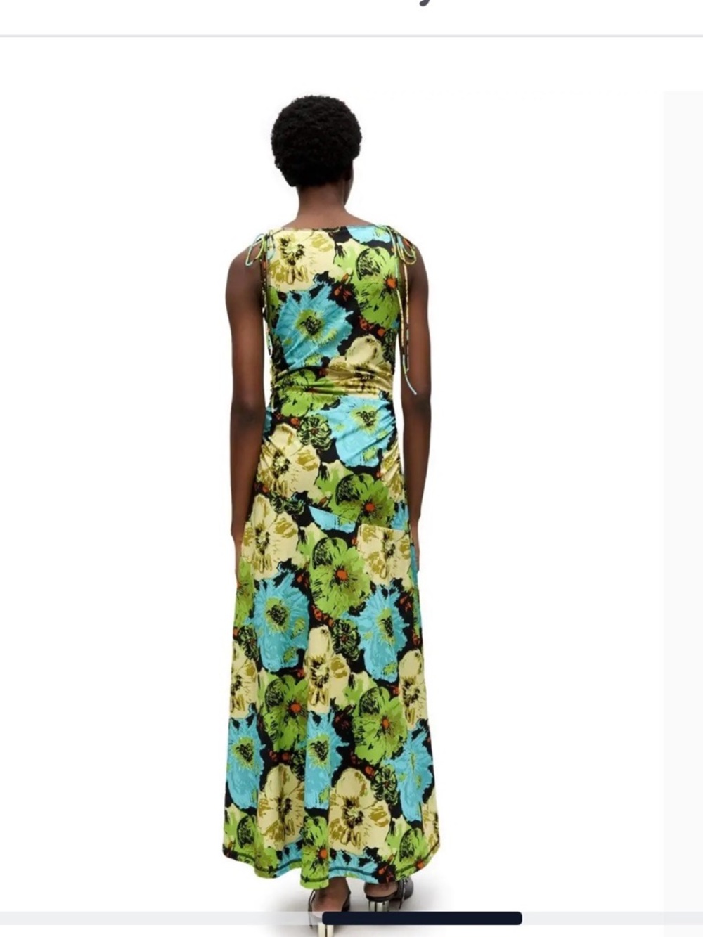 GANNI BNWT Floral Sleeveless Maxi Dress - Picture 3 of 13